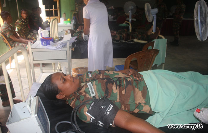 Troops of 56 Infantry Division Conduct Blood Donation Campaign