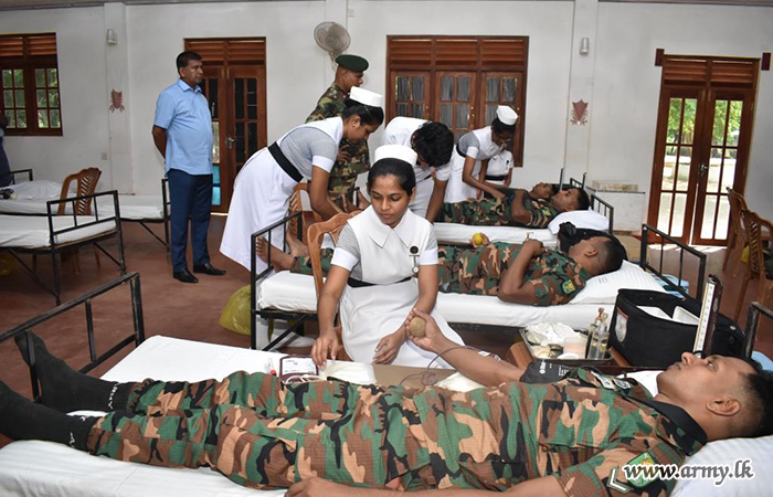 64 Infantry Division Conducts Blood Donation Campaign