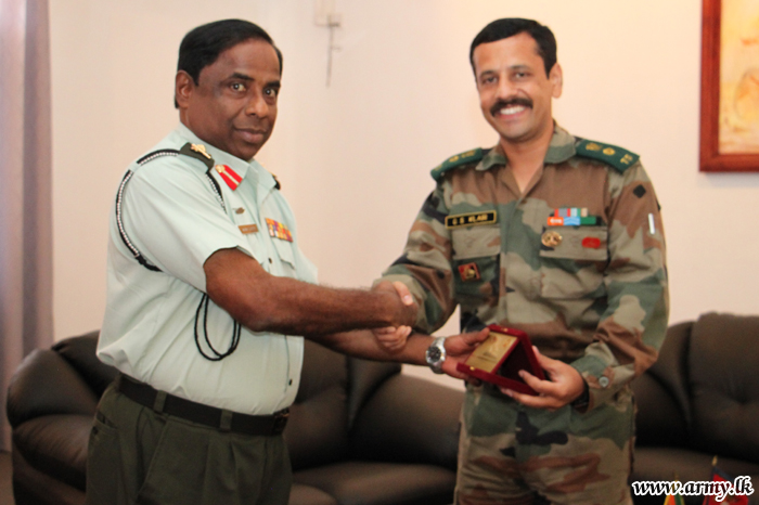 Indian Deputy Defence Advisor Visits SFHQ-J