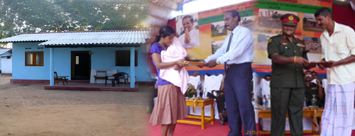 Army-Built 39 New Houses Given to Homeless Families in Keppapilavu