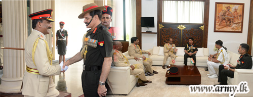 Indian Chief of the Army Staff Meets His Sri Lankan Counterpart Amid Military Honours