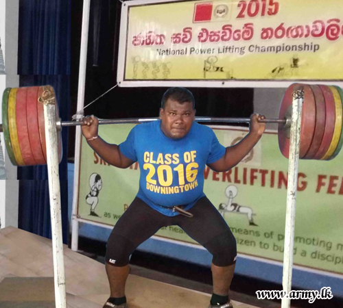 Army Wins National Power Lifting Championship -2015