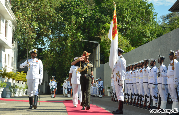 Indian Army Chief Pays Courtesy Call on Navy Commander