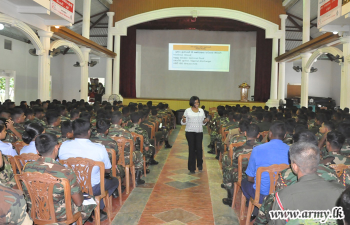 SFHQ -Kilinochchi Launches Awareness Programmes on AIDS & Explosive Devices