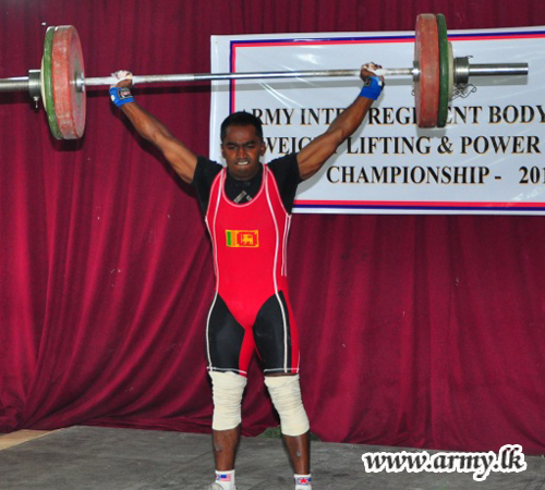 Inter Regiment Body Building & Weight-Lifting Tournament Held