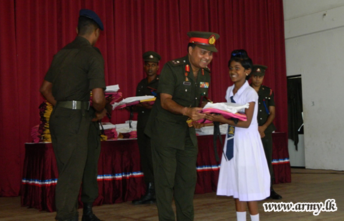 Army Coordinates Distribution of School Items Among Deserving Students
