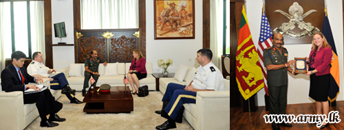 US Dy Asst. Secretary of Defence Shares Views with Commander