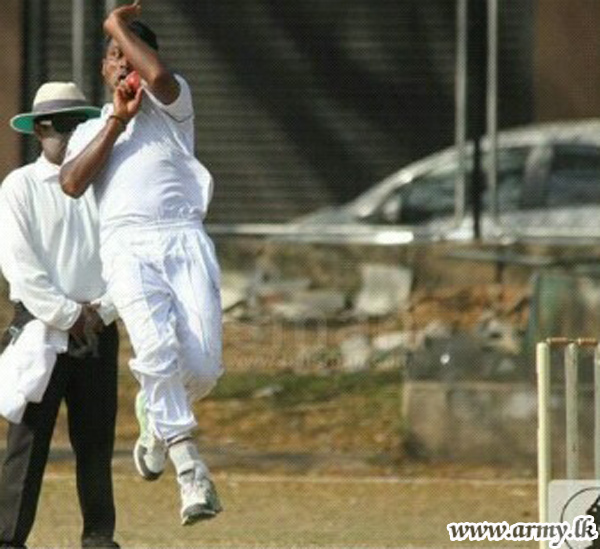 Army Cricketers Win 1st Innings Against SSC