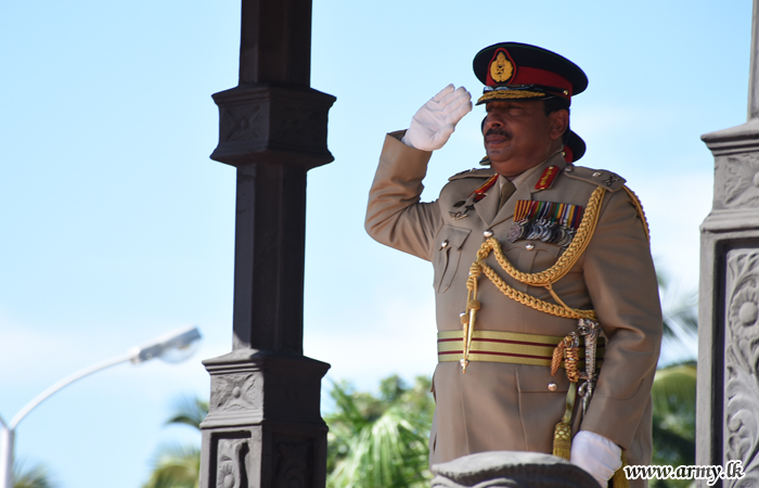 VIR Troops Salute Their Outgoing Colonel of the Regiment & Welcomes New Colonel of the Regiment