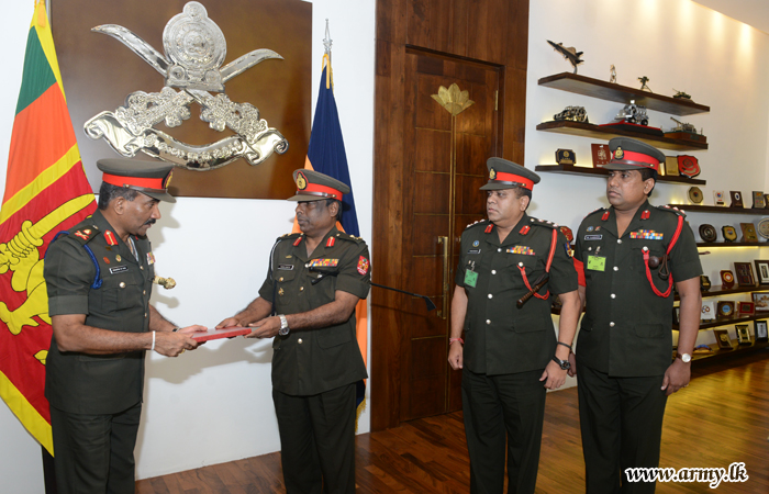 Sinhala Version of 'Provost Manual' Presented to Commander