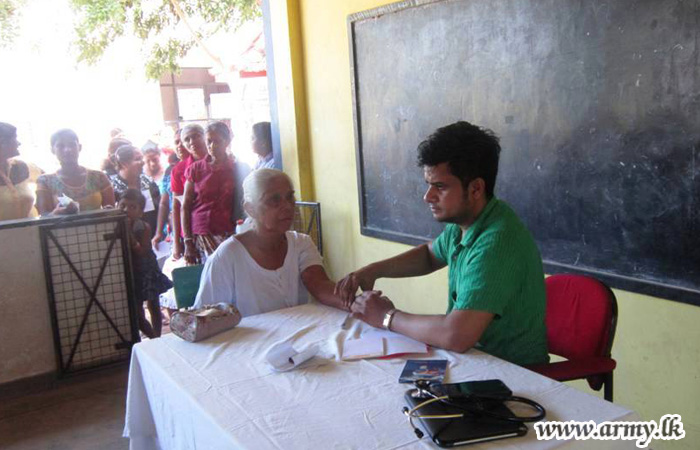 Central Troops Coordinate Medical Clinics & Donation of School Accessories