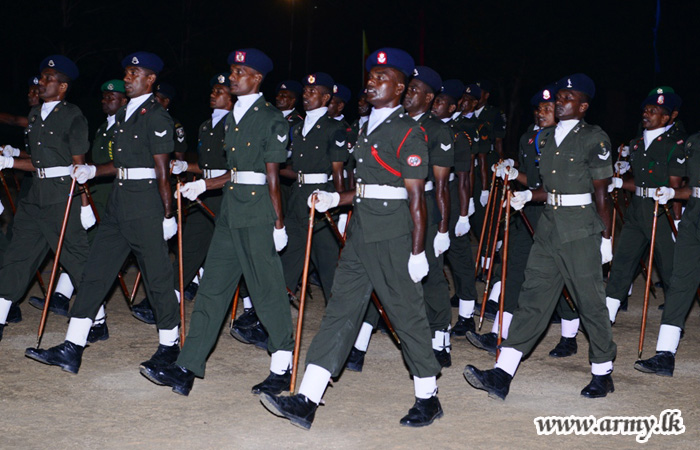 Drill Instructors Passed Out in Colourful Night Ceremony