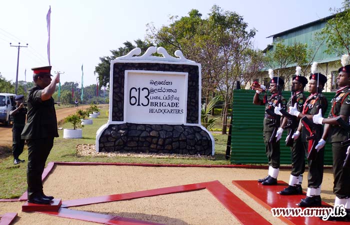 New Buildings at 613 Brigade Opened