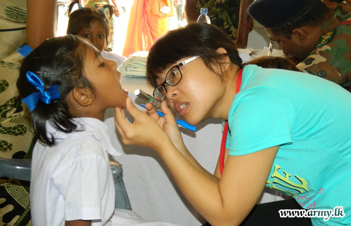 56 and 62 Divisions Organized Dental Clinic Held for Three Days