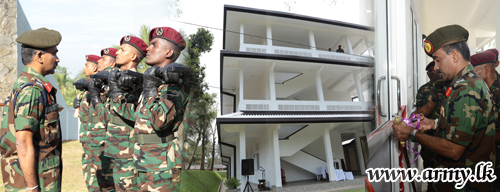 NCOs New 3 Storey Accommodation Bulding at CR Hqrs Ceremonially Opened