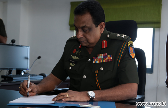 Major General Sumedha Perera, New DCOS Assumes Office