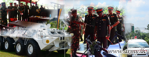 Commander Inspects Quality & Standards of Overseas Bound Equipment
