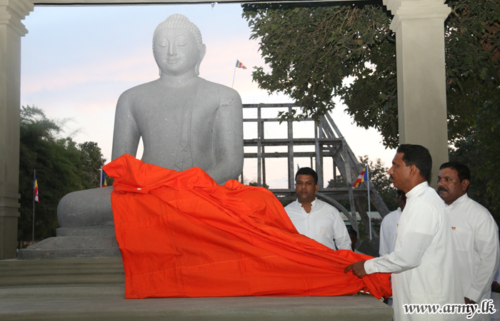 New Shrine with Buddha Statue Opened