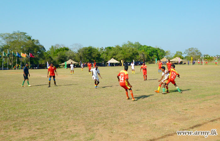 Army and Civilians in Soccer Tournament