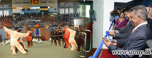 'Defence Services Games - 2016' Opens with Simultaneous Inauguration of New Gymnasium
