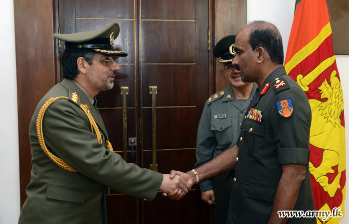 New Iranian Military AttachÃ© Calls on Commander