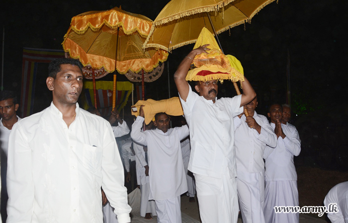 Monks Blessed MIR & Its Troops After Renovation Works at Hqrs