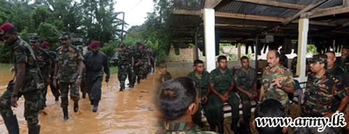 UPDATE: Commander Speaks to His Troops at Work in Aranayake