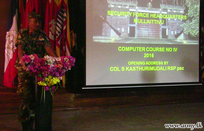 SFHQ-MLT Begins One More Computer Course