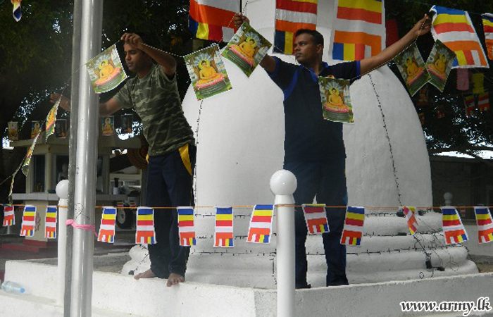 Lebanon-based Troops & 53 Div Troops Hold Separate Vesak Programmes