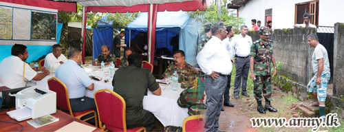 UPDATE: Secretary Defence & Service Chiefs Interact with Kosagama Victims