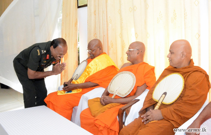 Buddhist Monks Visit Resettled Villages