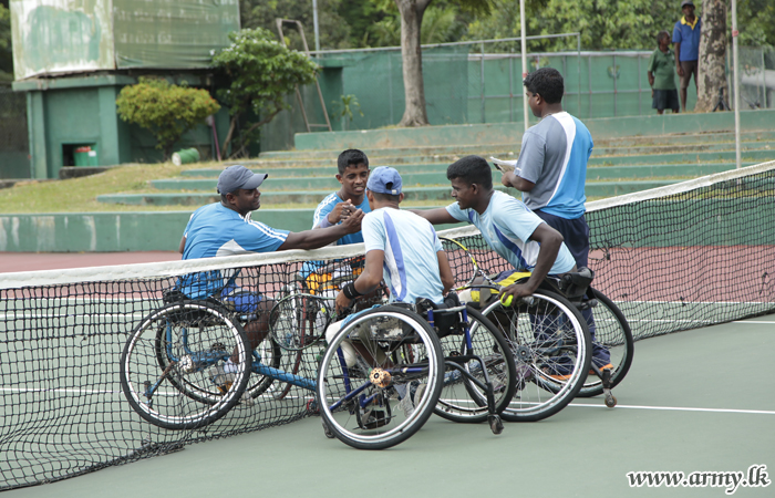 Gajaba Regiment & Gunners Become Co-Champions in Wheelchair Tennis Tournament