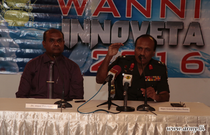 'Wanni Innoveta - 2016' to be Showcased at Anuradhapura Salgadu Grounds