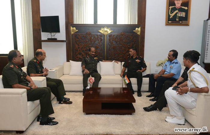 Indian NDC Delegation Exchanges Views with Commander