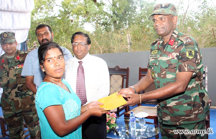 Letters of Assurance to House Beneficiaries at Keeramalai Housing Complex Delivered