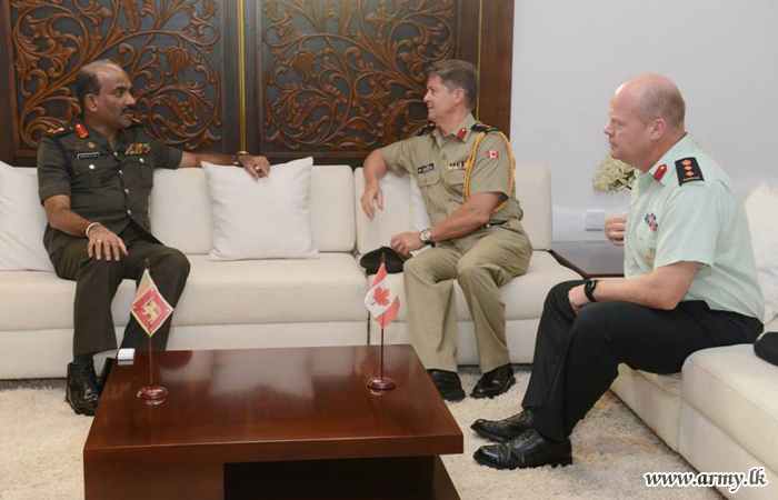Canada Defence Adviser Calls on Army Commander