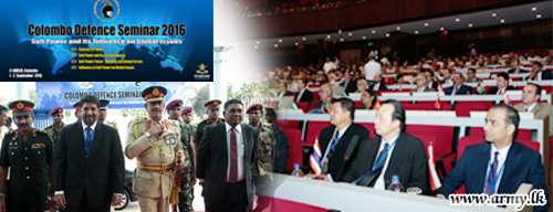 'Colombo Defence Seminar - 2016' Ceremonially Inaugurated