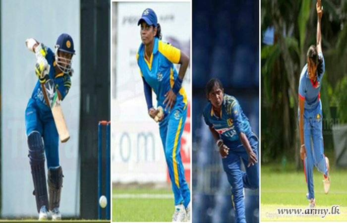 4 Army Sport Women Represent National Cricket Team