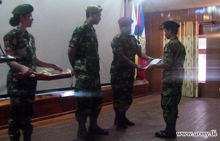 7th Computer Course Attendees at SFHQ - MLT Given Certificates