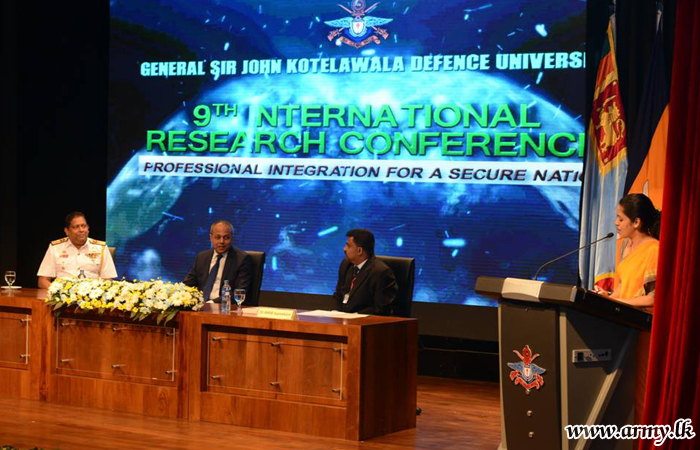 KDU Begins Its 9th International Research Conference - 2016