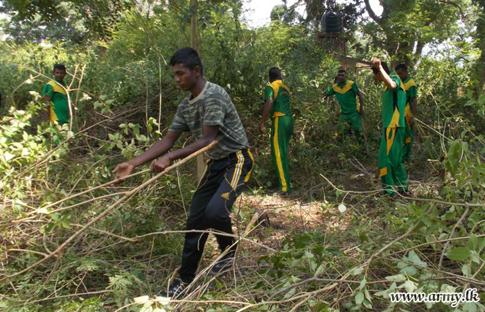 65 Division Troops Engage in Sharamadana