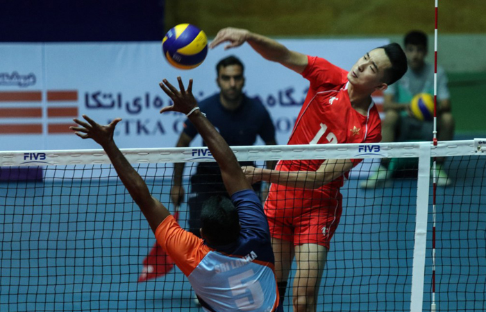 SL Defence Service Volleyball Team in 35th World Military Men's Volleyball Championship Beat China