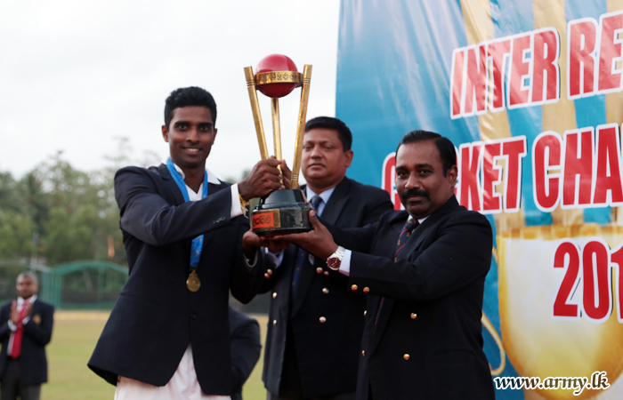 Inter Regiment Cricket Tournament Concludes