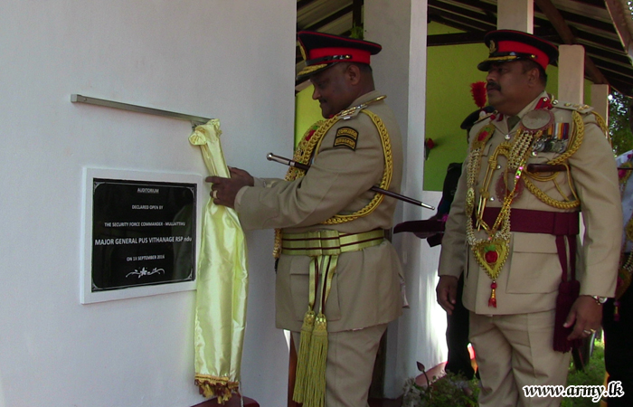 Army Troops Construct an Auditorium for Keppapilaw School