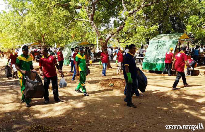 23 Gajaba Regiment Troops Engage in 'Sharamadana'