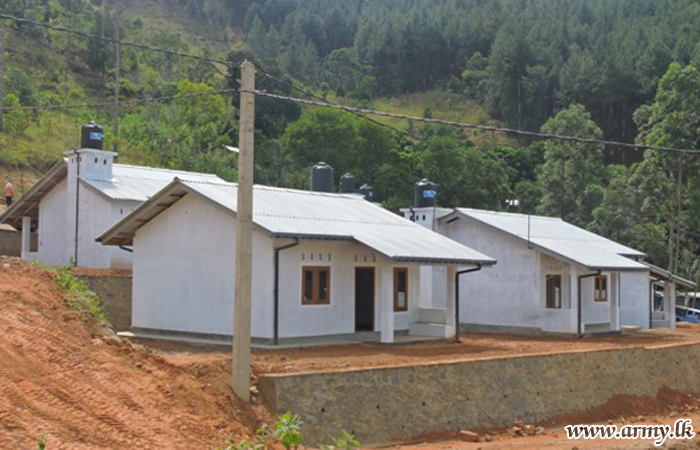 Army-Built 75 New Houses for Meeriyabedda Victims to be Distributed before 'Deepavali'