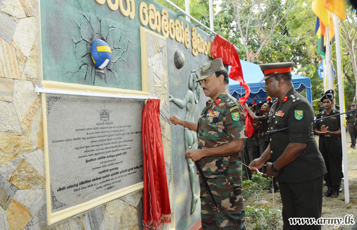 Renovated Volleyball Court for SFHQ-W Troops