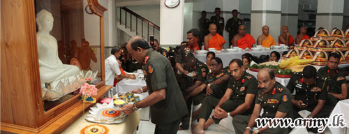 Religious Ceremonies on 67th Birth Anniversary of the Army Launched in Kandy