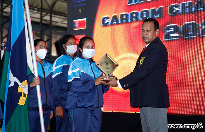 Prize-Awarding in Carrom Tournament Held