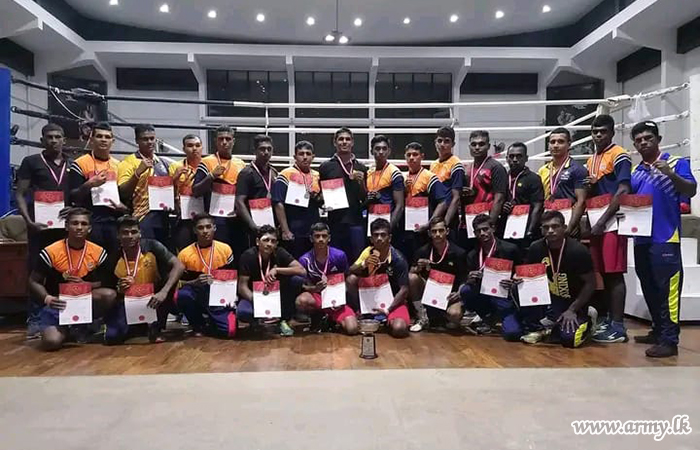 Army Boxers in Intermediate Boxing Championship-2022 Clinch Championship